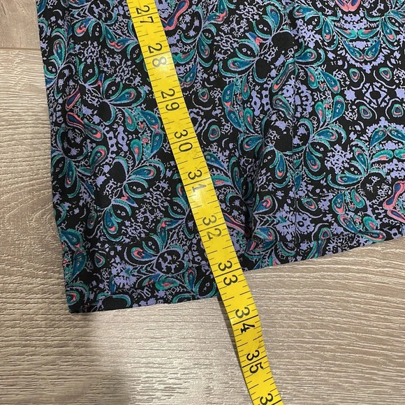 NWT Jessica Simpson Black Paisley Wide Leg Pants S - Picture 11 of 16